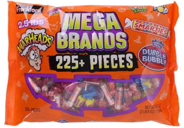 FRANKFORD Mega Brands Pinata & Party Mix Bulk Candy and Bubble Gum 1130 gr
